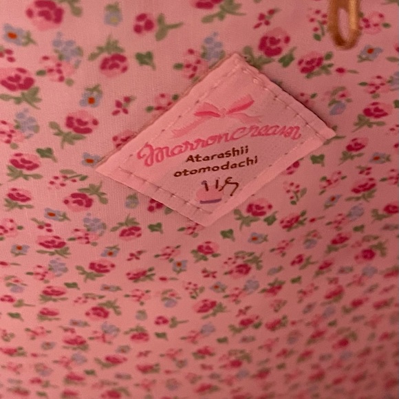 One Left! MARRONCREAM-VERY RARE (NWT) Zipped Pink Canvas Tote Bag with a Ribbon. - Picture 11 of 16